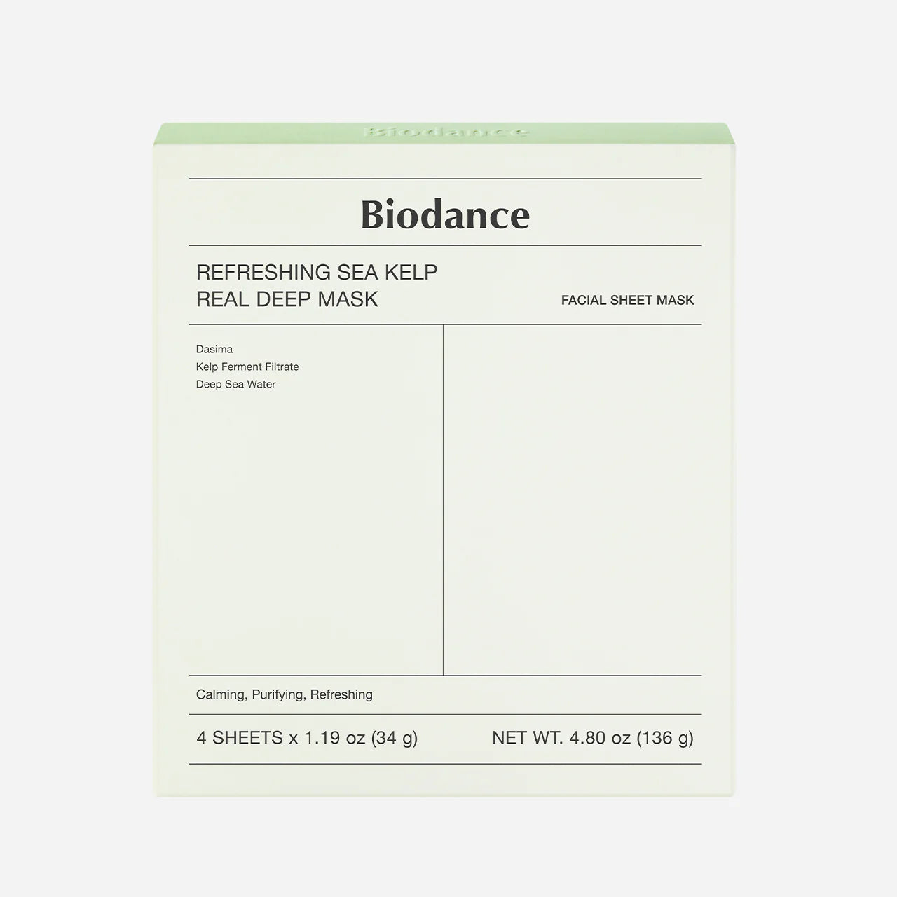 [BIODANCE] Refreshing Sea Kelp Real Deep Mask